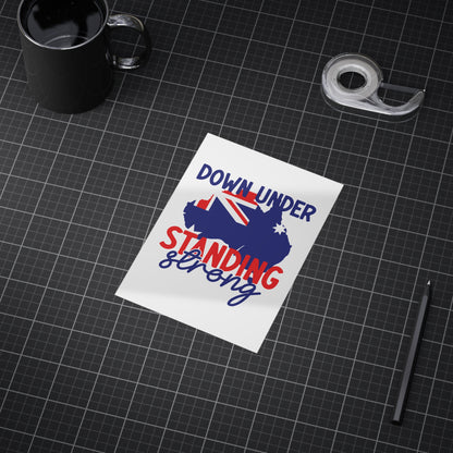 Down Under Poster | Australian Pride Wall Art