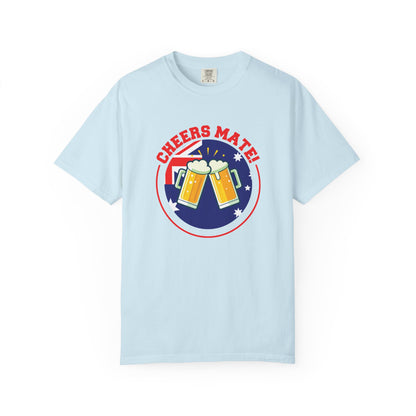 Cheers Mate! T-Shirt | Unisex Garment-Dyed Tee Celebrating Aussie Spirit – BackToClassy