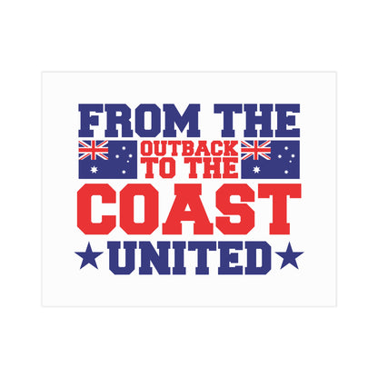 Outback to Coast Poster | Australian Unity Wall Art