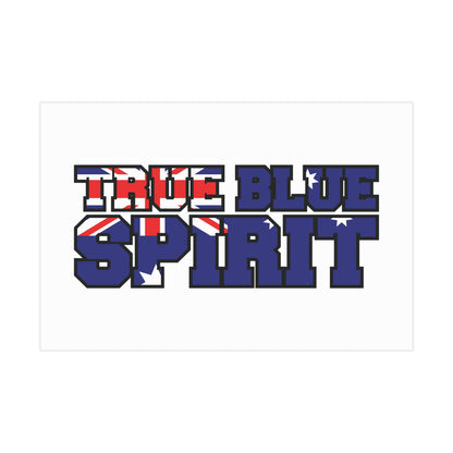 True Blue Poster | Australian Pride Wall Art