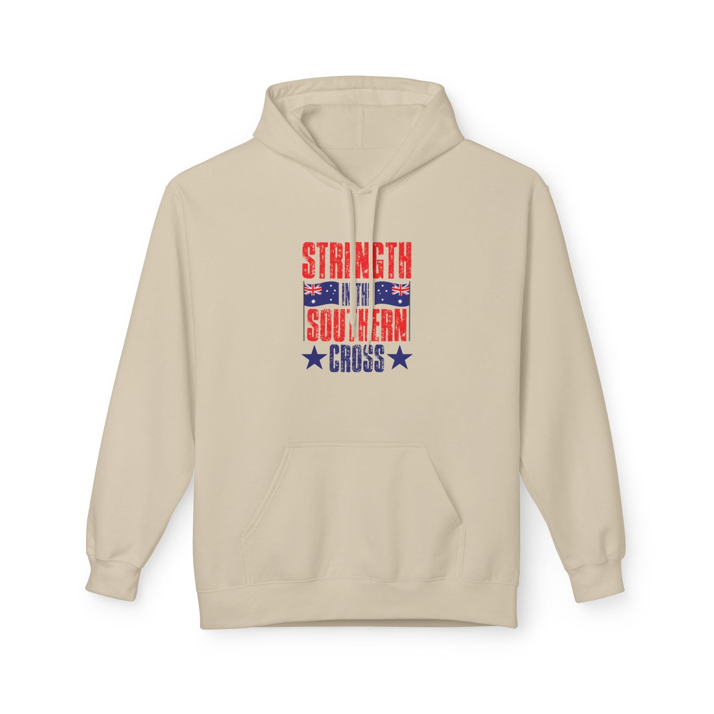 Strength in the Southern Cross Hoodie | Aussie Pride Unisex Fleece Hoodie | Australian Spirit Sweatshirt – BackToClassy
