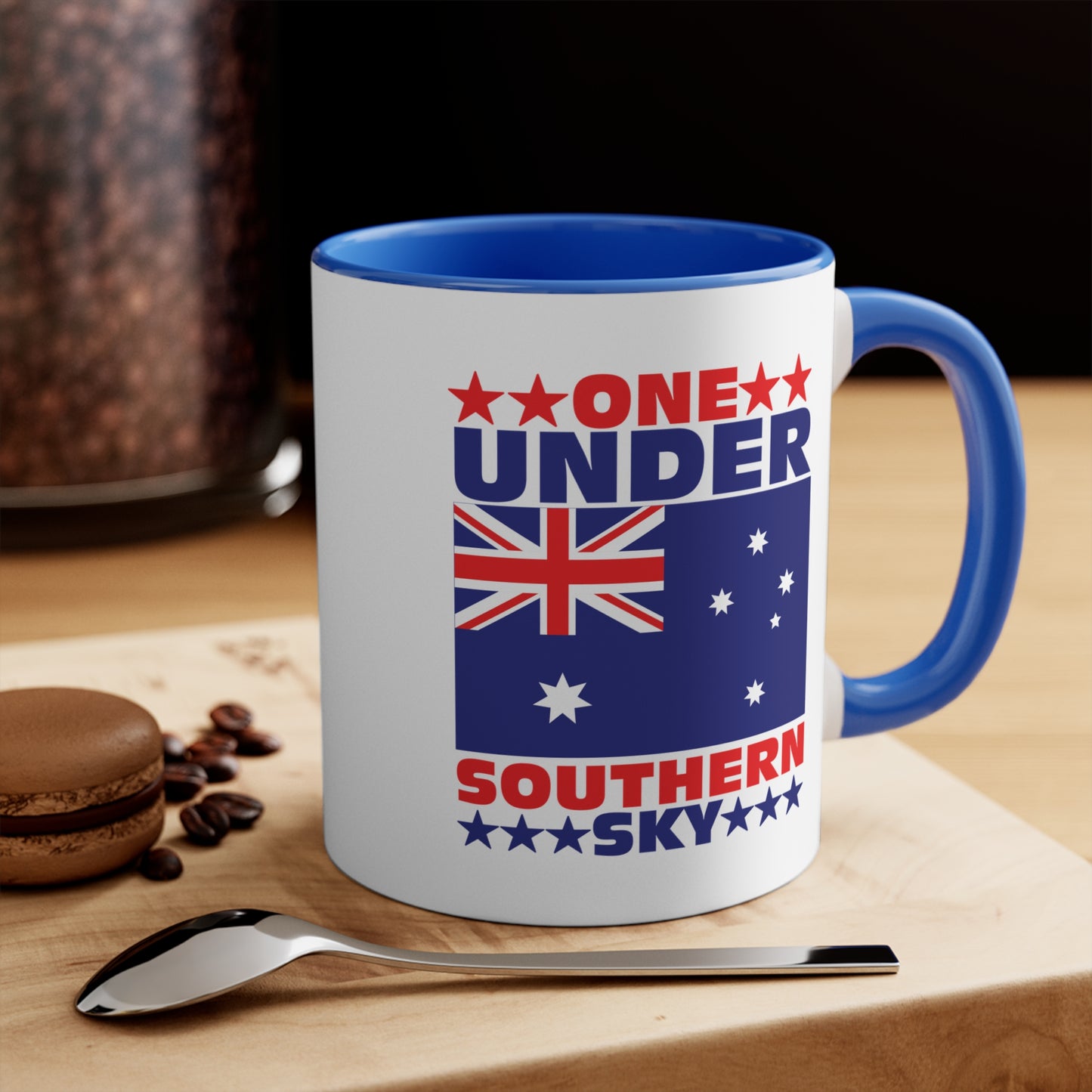 One Under Southern Sky Mug | Aussie Pride Accent Coffee Cup | Australian Unity & Spirit Gift – BackToClassy
