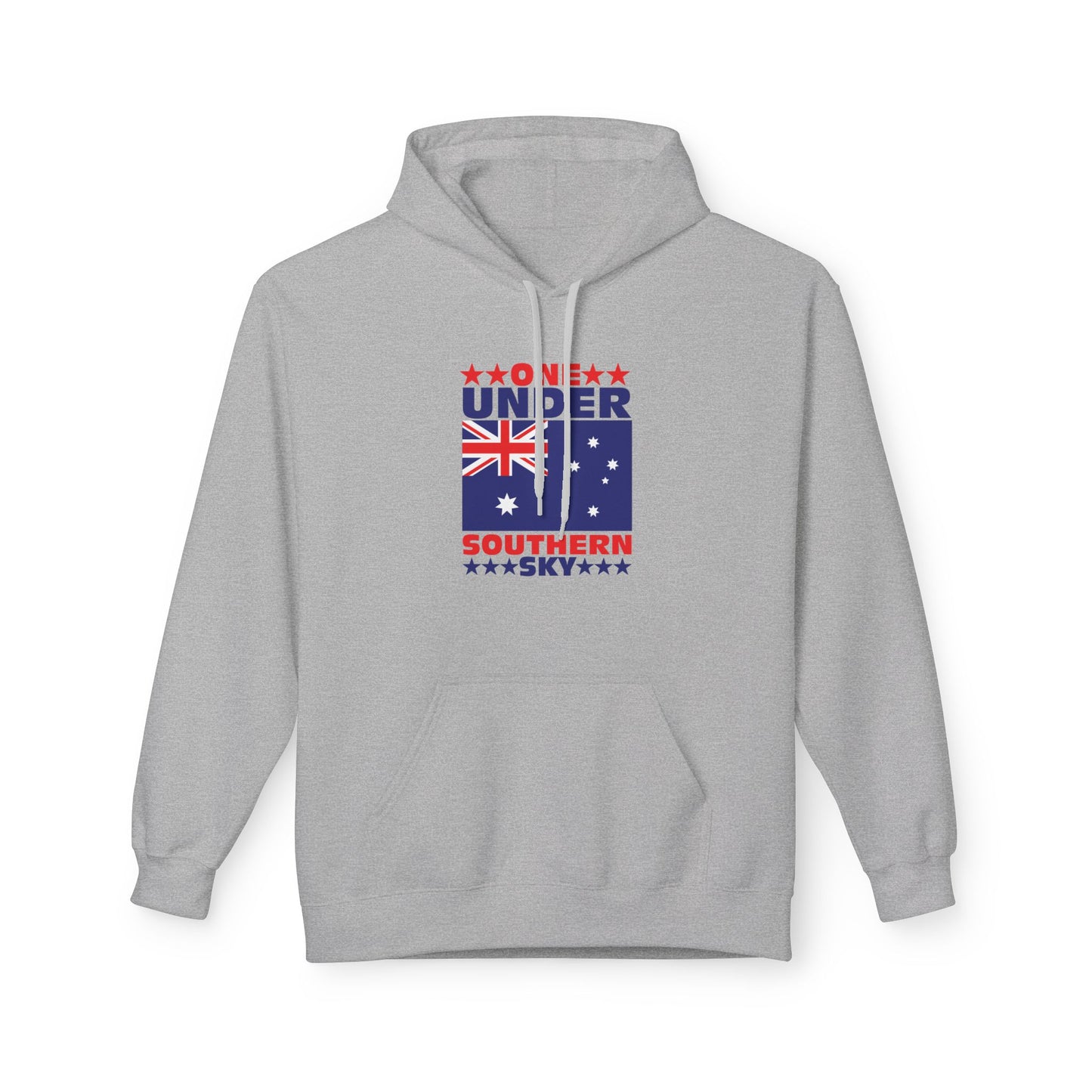 One Under Southern Sky Hoodie | Aussie Pride Unisex Fleece Hoodie | Australian Spirit Sweatshirt – BackToClassy