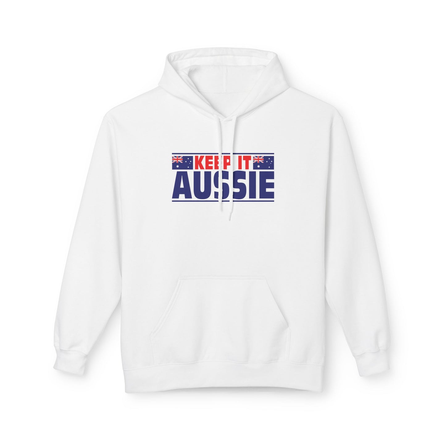 Keep It Aussie Hoodie | Aussie Pride Unisex Fleece Hoodie | Australian Spirit Sweatshirt – BackToClassy