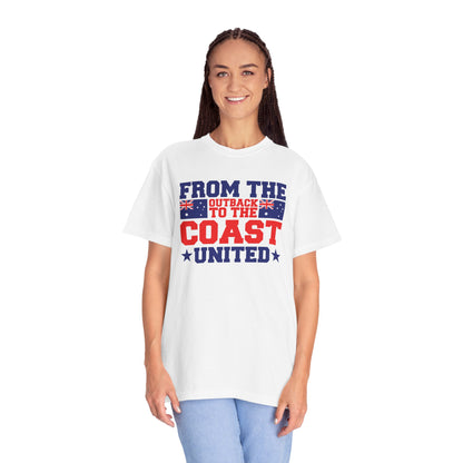 From the Outback to the Coast United T-Shirt | Aussie Pride Unisex Tee – BackToClassy