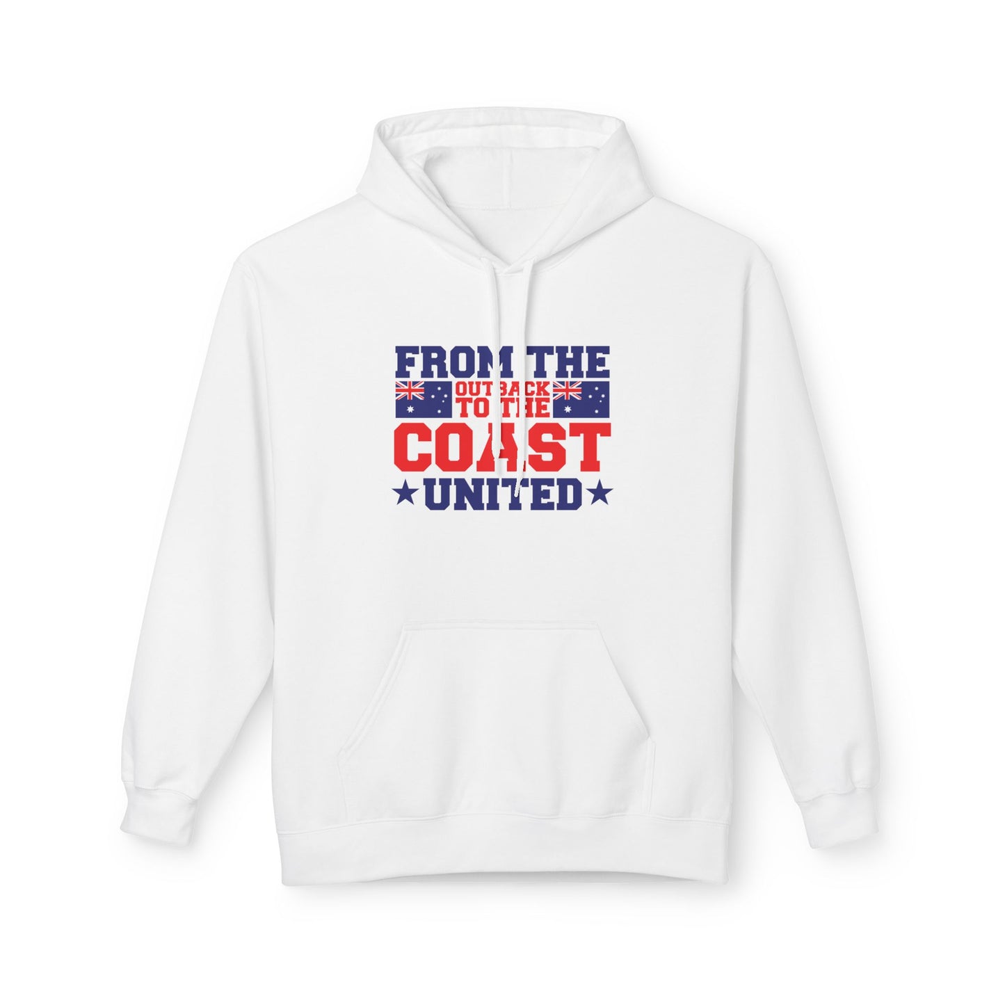 From the Outback to the Coast United Hoodie | Aussie Pride Unisex Fleece Hoodie | Australian Spirit Sweatshirt – BackToClassy