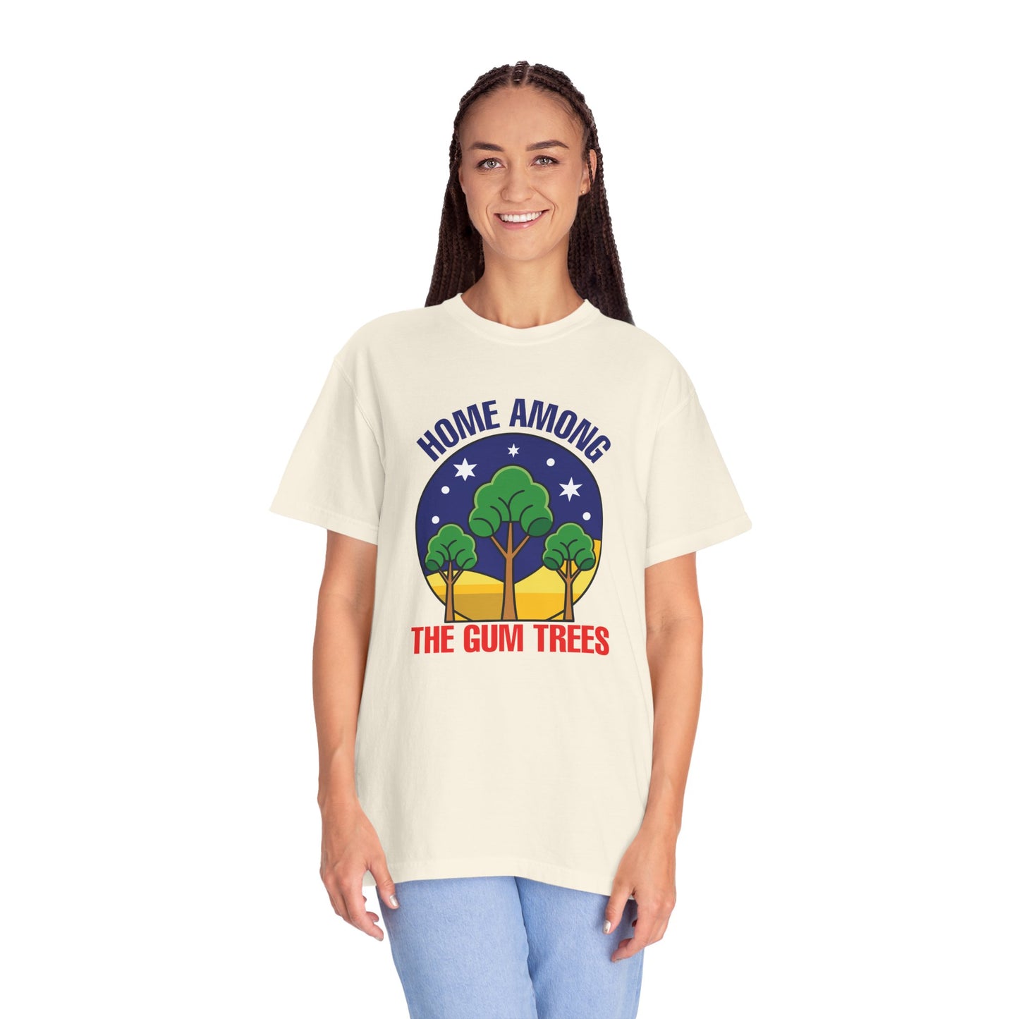 Home Among The Gum Trees T-Shirt | Aussie Pride Unisex Tee | Australian Spirit Shirt – BackToClassy