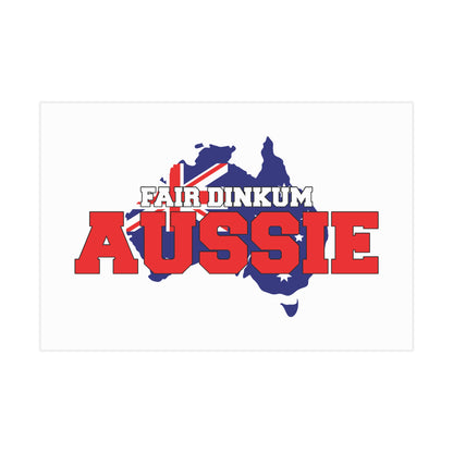 Fair Dinkum Poster | True Blue Aussie Wall Art