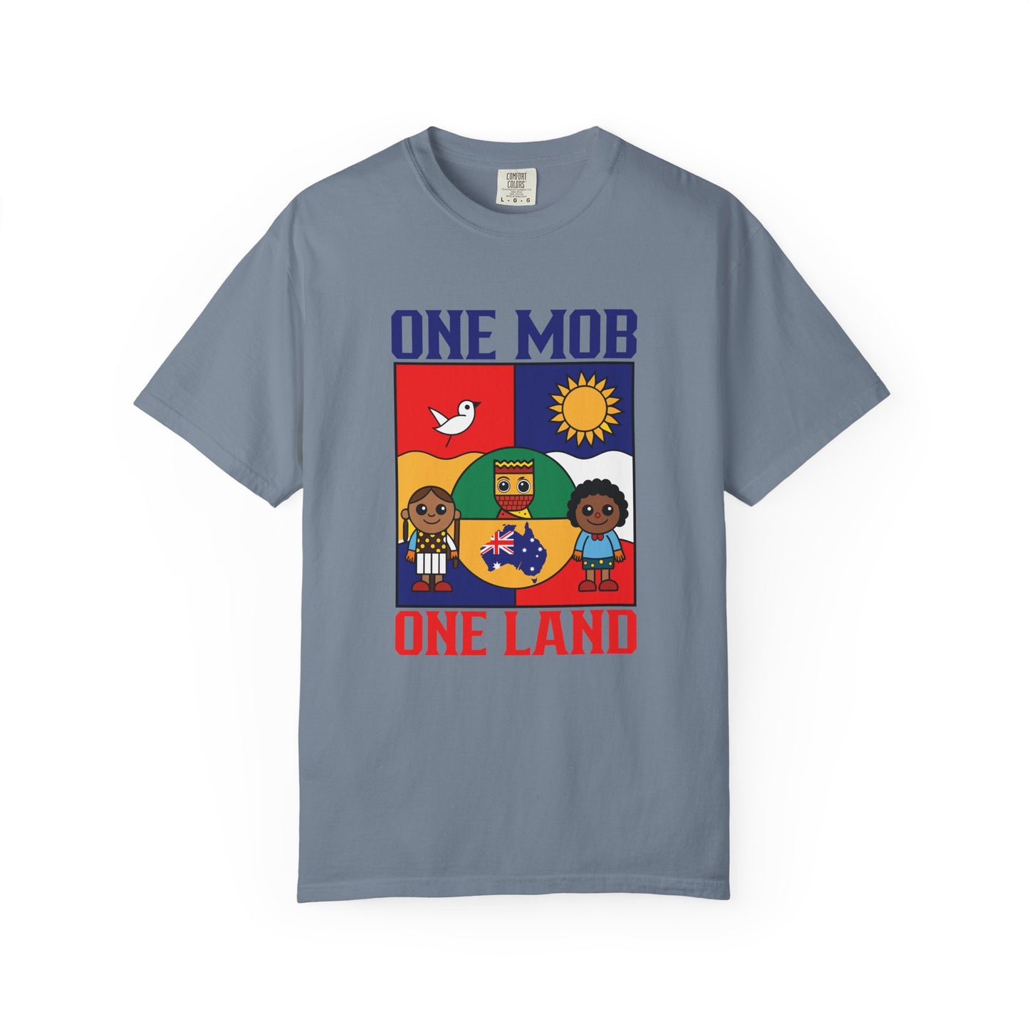 One Mob One Land T-Shirt | Aussie Pride Unisex Tee | Australian Spirit Shirt – BackToClassy