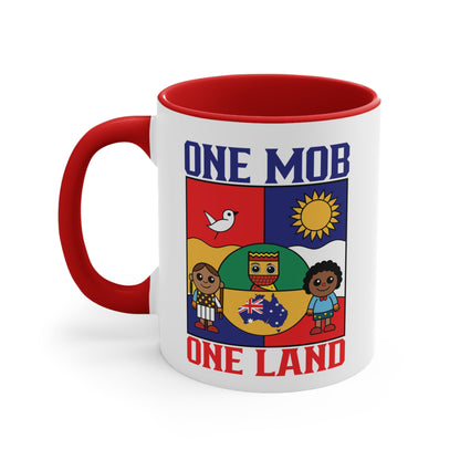 One Mob One Land Mug | Multicultural Aussie Pride Coffee Cup | Unity & Diversity Australia Accent Mug – BackToClassy
