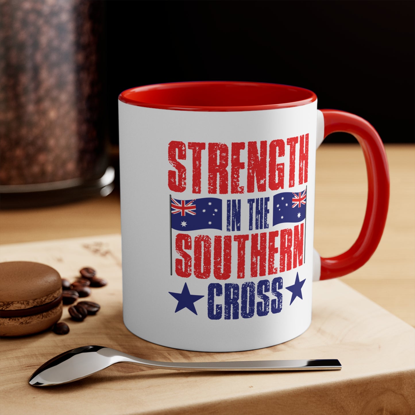 Strength in the Southern Cross Mug | Aussie Pride Accent Coffee Cup | Australian Unity & Spirit Gift – BackToClassy