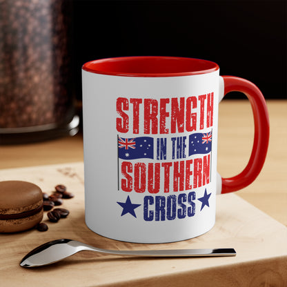 Strength in the Southern Cross Mug | Aussie Pride Accent Coffee Cup | Australian Unity & Spirit Gift – BackToClassy
