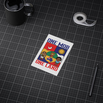 One Mob Poster | Australian Unity & Aboriginal Heritage Wall Art