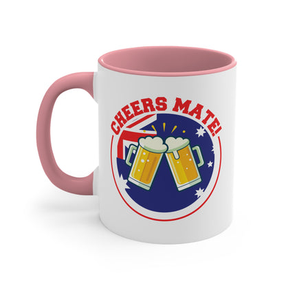 Cheers Mate Mug | Fun Aussie Coffee Cup