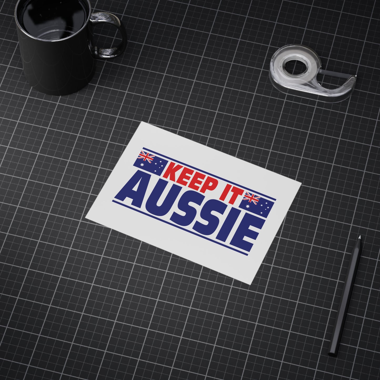 Keep It Aussie Poster | Aussie Pride Wall Art