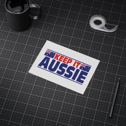 Keep It Aussie Poster | Aussie Pride Wall Art