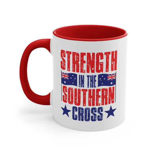 Strength in the Southern Cross Mug | Aussie Pride Accent Coffee Cup | Australian Unity & Spirit Gift – BackToClassy