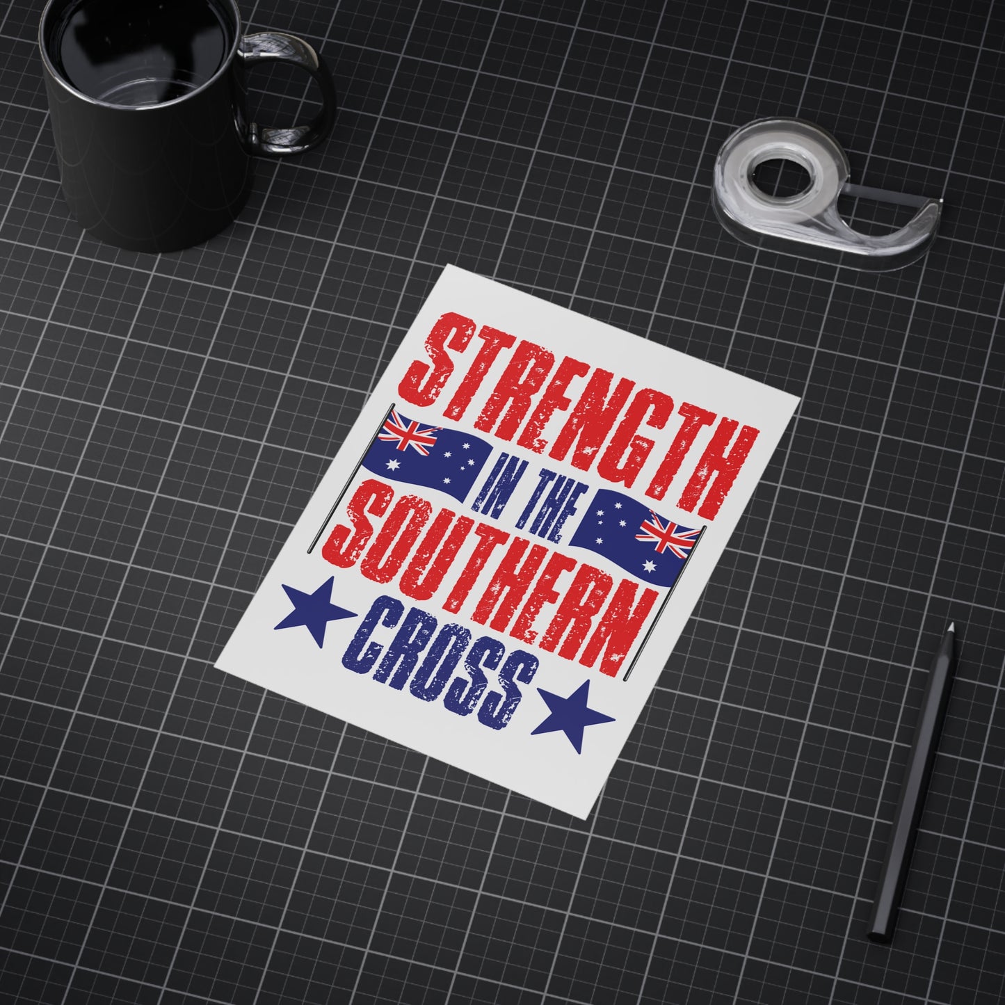 Southern Cross Poster | Australian Pride Wall Art