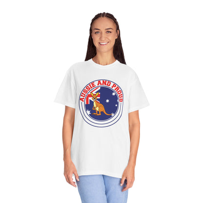 Aussie and Proud T-Shirt | Unisex Garment-Dyed Tee Celebrating Australian Pride – BackToClassy