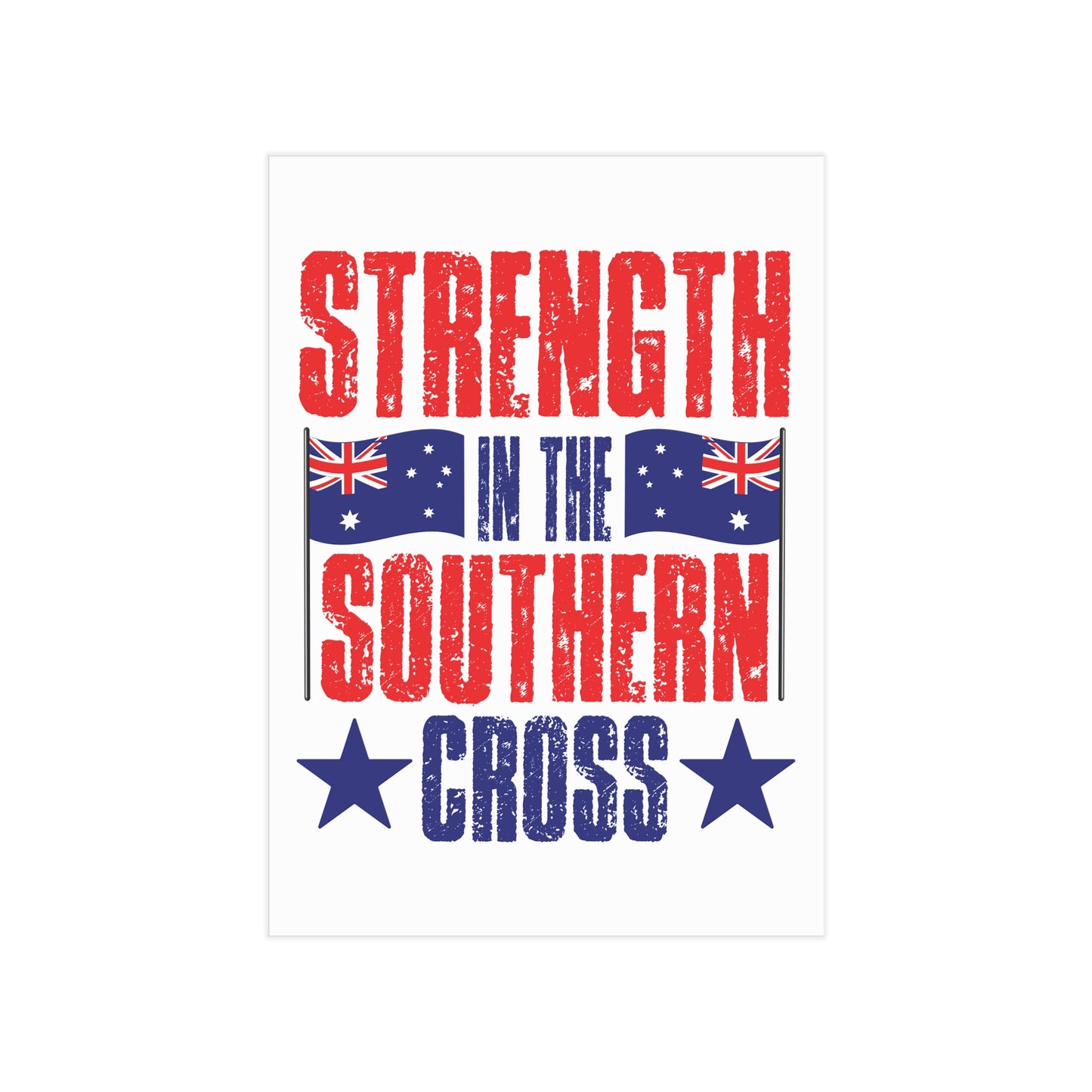 Southern Cross Poster | Australian Pride Wall Art