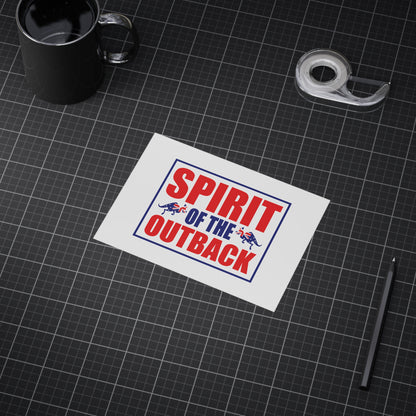 Outback Spirit Poster | Australian Heritage Wall Art