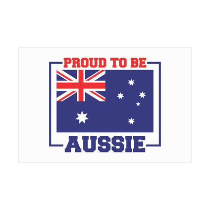 Proud Aussie Poster | Australian Pride Wall Art